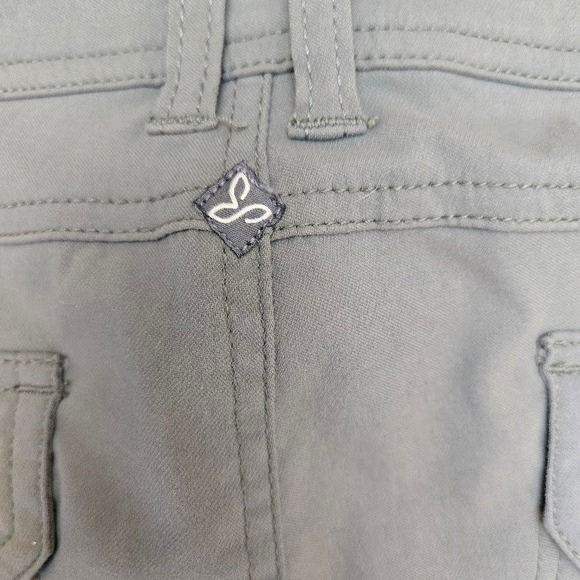 Prana Women's Cargo Pants Khaki Green Straight‎ Leg Outdoor Casual Sz 16 - Picture 5 of 9